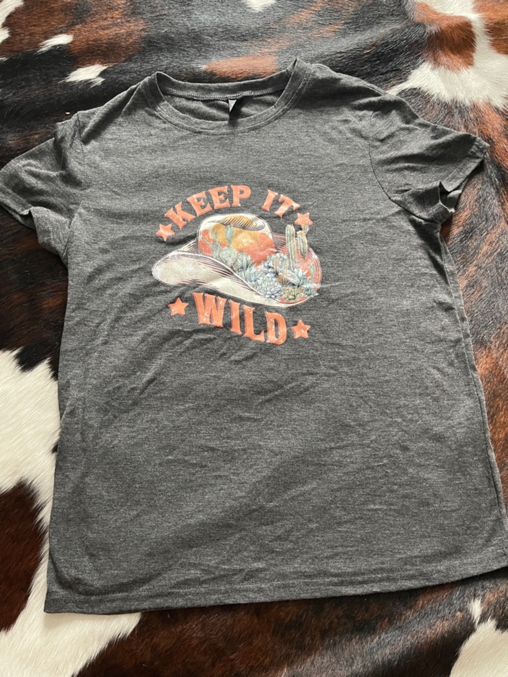 SHEIN Gray Crewneck Tee